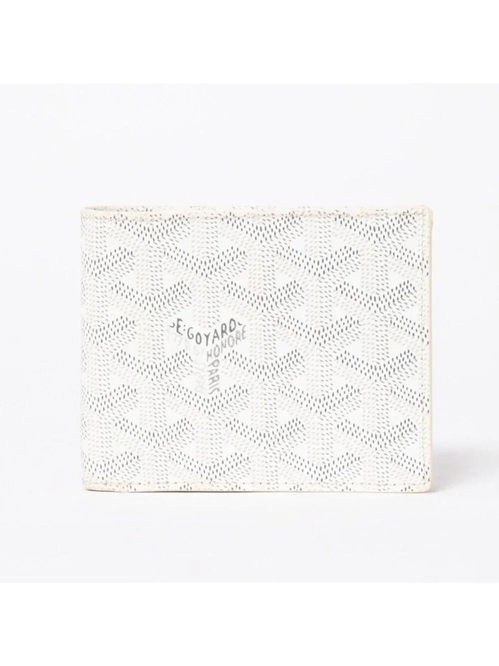 Goyard Victoire Wallet Bifold Leather White